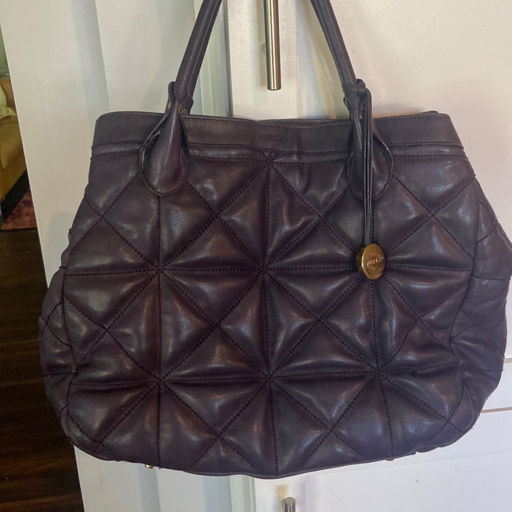 Furla purple handbag